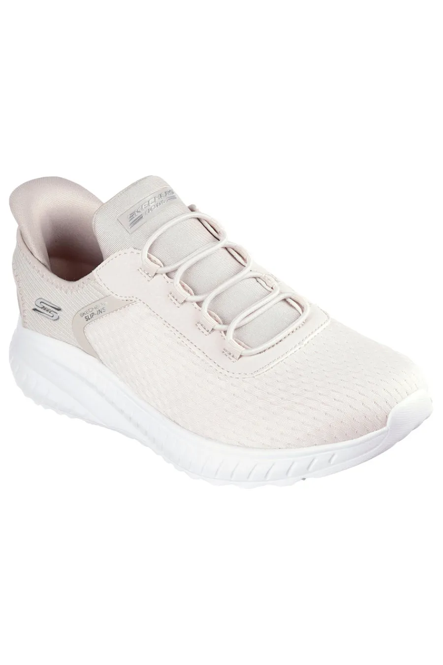 Scarpe beige slip-on leggere BOBS SQUAD CHAOS IN COLOR-SKECHERS New