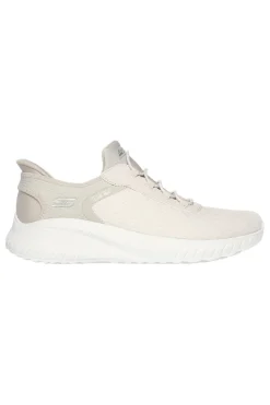 Scarpe beige slip-on leggere BOBS SQUAD CHAOS IN COLOR-SKECHERS New