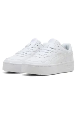 Scarpe bianche con suola platform Court Lally Skye-PUMA Clearance