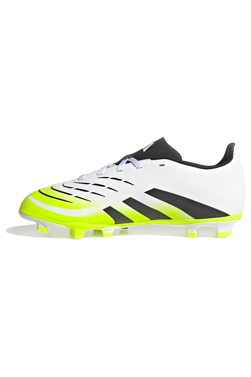Scarpe calcio bianche e giallo fluo Adidas Predator Club FG/MG J