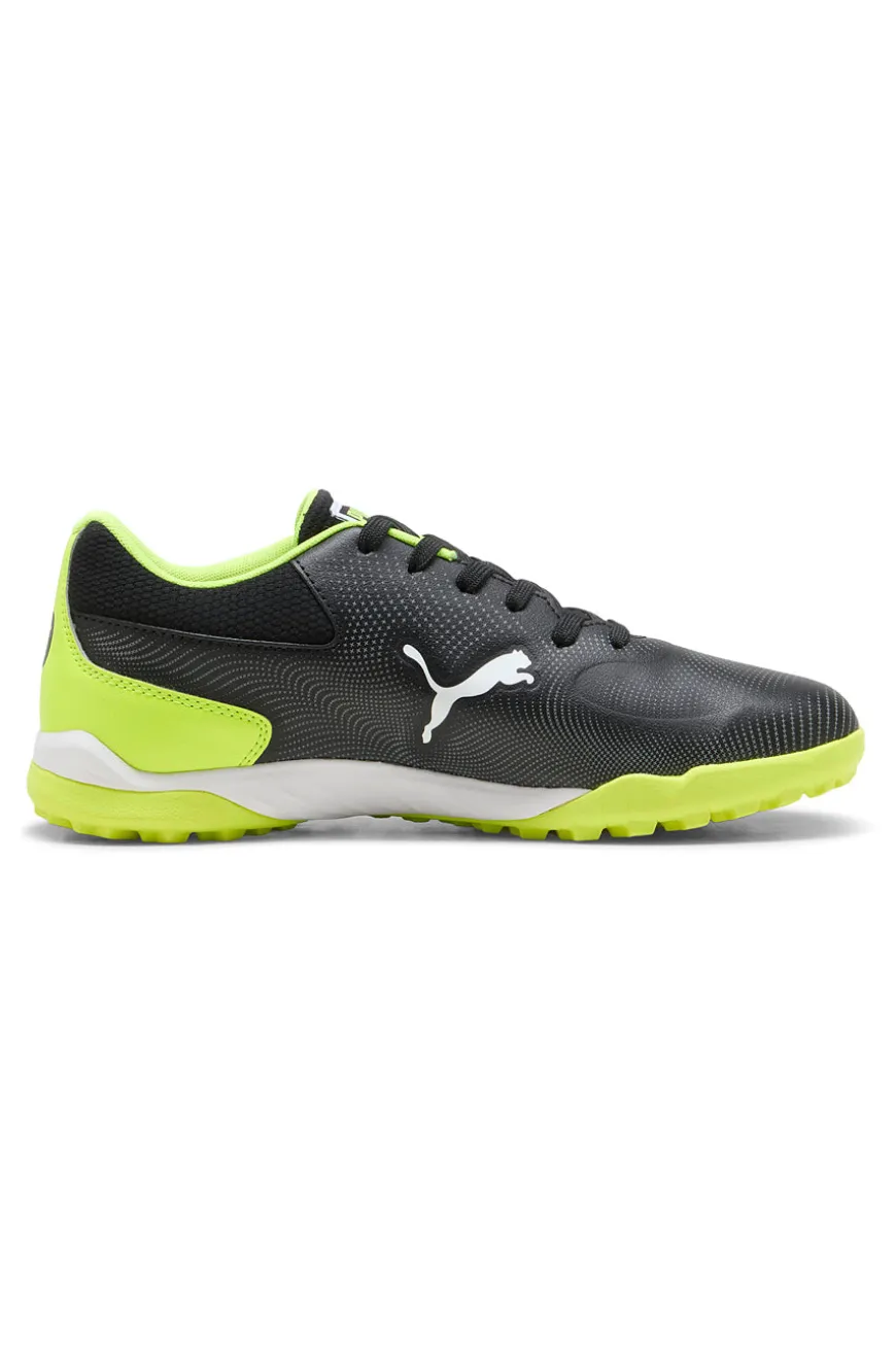 Scarpe calcio nere e giallo fluo in materiale sintetico Puma Truco III TT