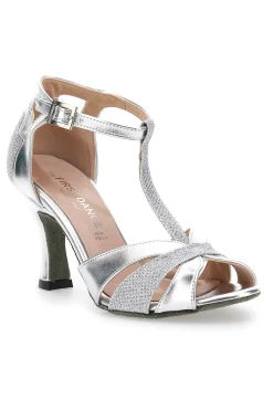 Scarpe da ballo argento con cinturino 4724-THE FIRST DANCE Best