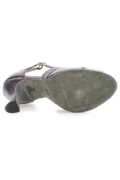 Scarpe da Ballo Grigie con Cinturino e Dettagli Scintillanti 5129-THE FIRST DANCE Online