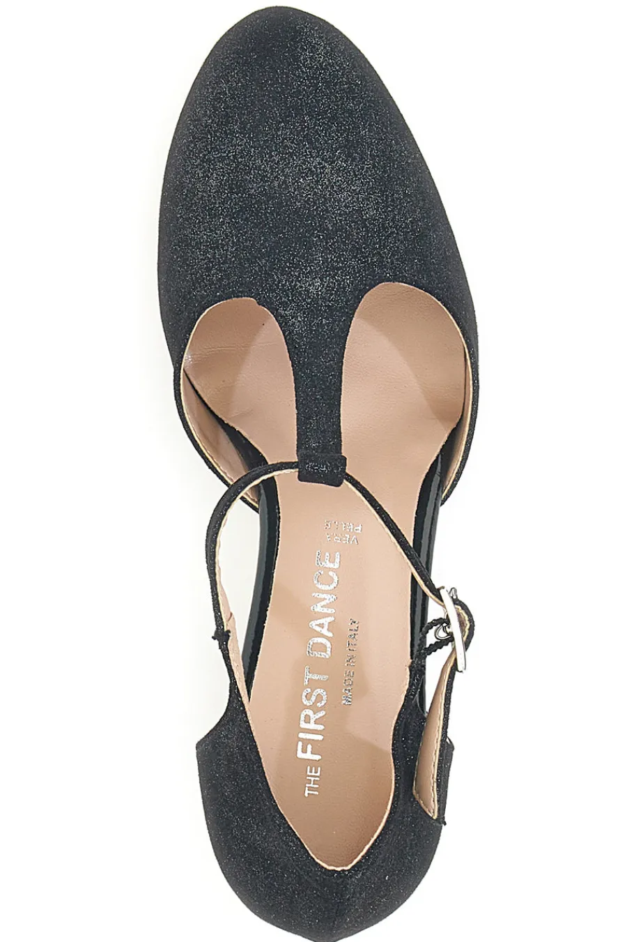 Scarpe da ballo nere con cinturino e tacco medio 6334-THE FIRST DANCE Sale