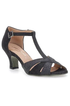 Scarpe da ballo nere con cinturino 4724-THE FIRST DANCE Clearance