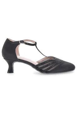 Scarpe da Ballo Nere Con Strass 1460702-MON DIEU