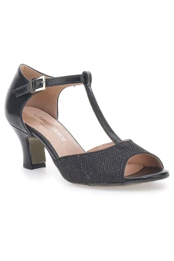 Scarpe da Ballo Nere con Suola in Pelle e Tacco Basso 5182-THE FIRST DANCE Best