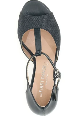 Scarpe da Ballo Nere con Suola in Pelle e Tacco Basso 5182-THE FIRST DANCE Best