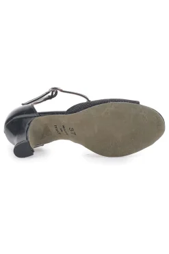 Scarpe da Ballo Nere con Suola in Pelle e Tacco Basso 5182-THE FIRST DANCE Best