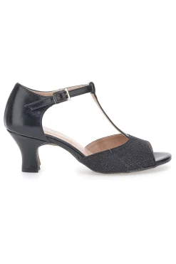Scarpe da Ballo Nere con Suola in Pelle e Tacco Basso 5182-THE FIRST DANCE Best