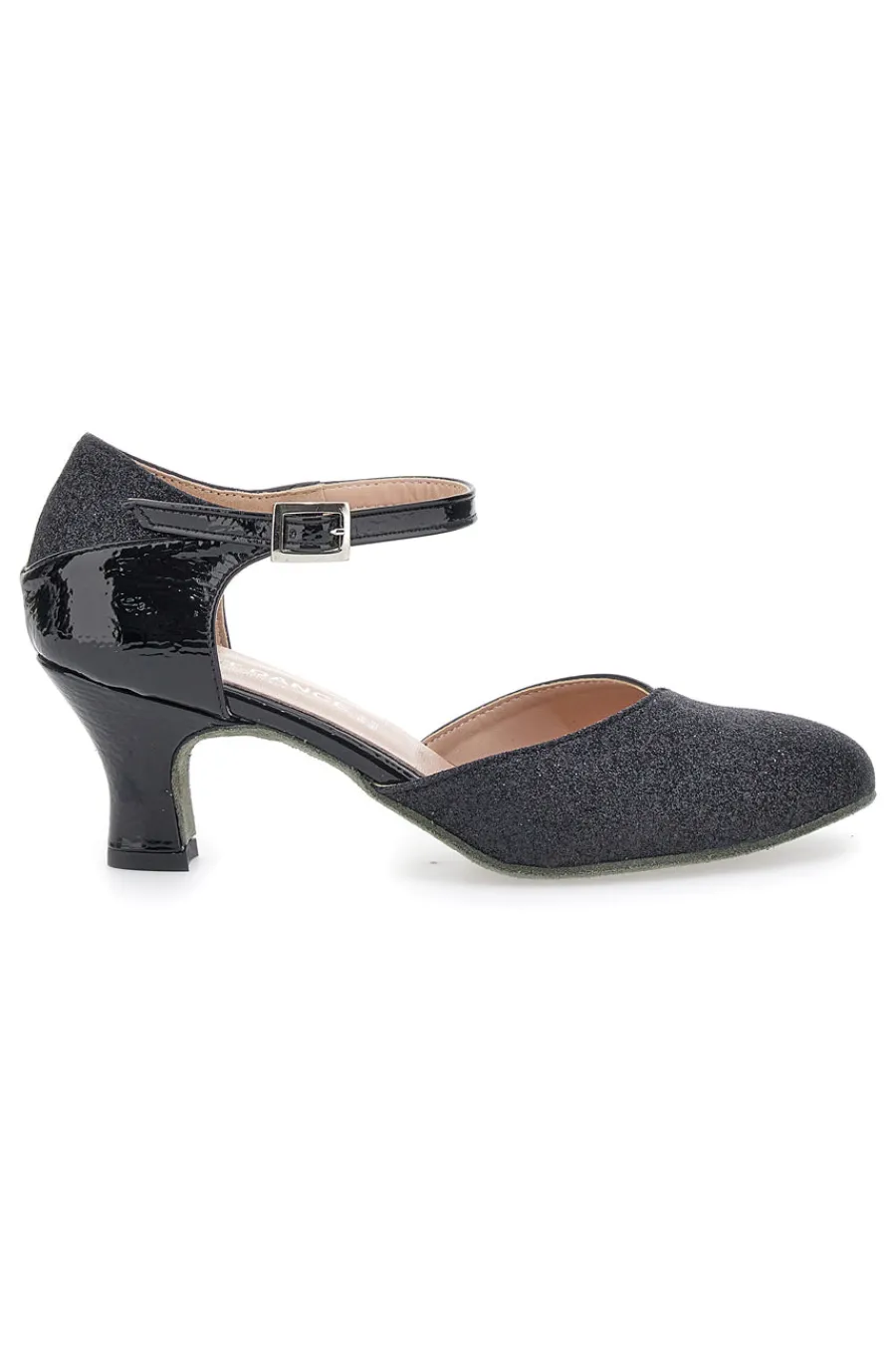 Scarpe da Ballo Nere Con Tacco e Glitter 4552-THE FIRST DANCE Best