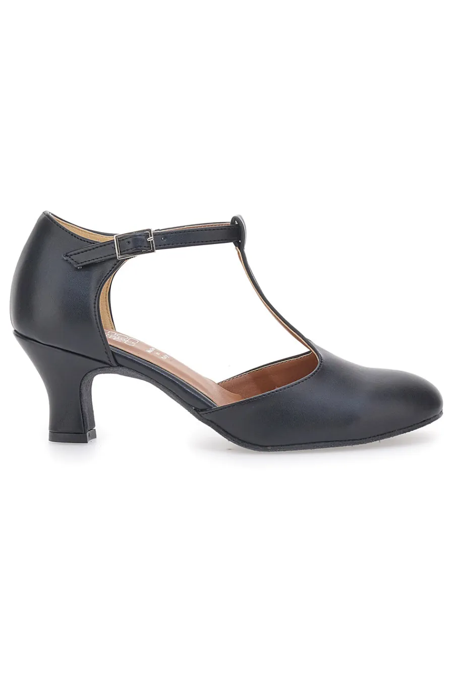 Scarpe da Ballo Nere con Tomaia Liscia e Tacco Basso MUSIQUE 12-MON DIEU Sale