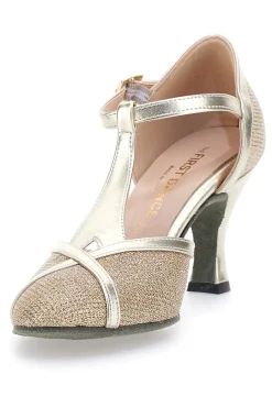 Scarpe da Ballo Platino Con Tacco Medio 4325-THE FIRST DANCE Hot