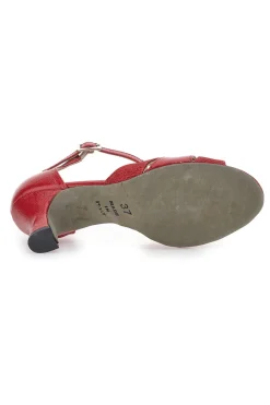 Scarpe da Ballo Rosse Open Toe Con Glitter 5202-THE FIRST DANCE Best