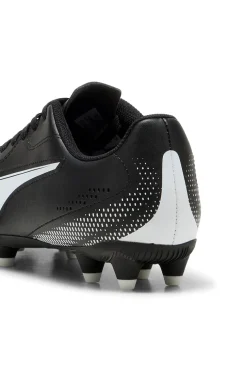 Scarpe da calcio nere con logo bianco Puma Vitoria II FG/AG Jr