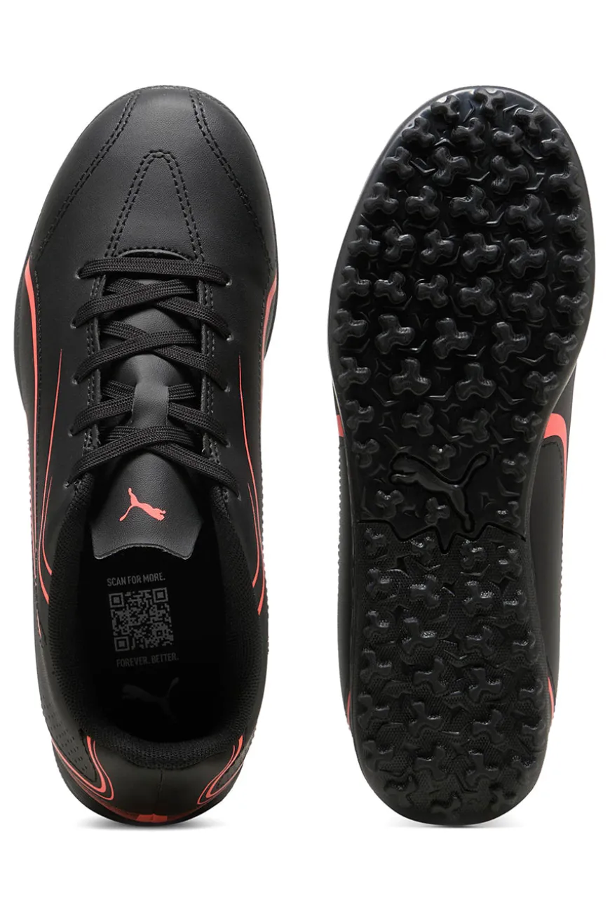 Scarpe da Calcio Nere per Terreni Sintetici Puma Vitoria TT Jr