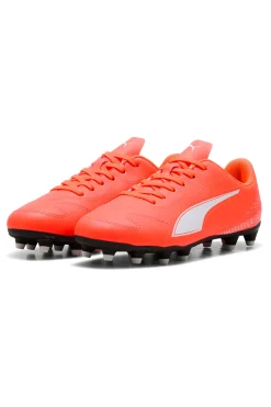 Scarpe da calcio rosso fluo suola FG/AG Vitoria II Puma Jr