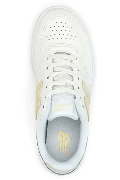 Scarpe da donna off white in pelle con logo a contrasto BBW80POR-NEW BALANCE Hot