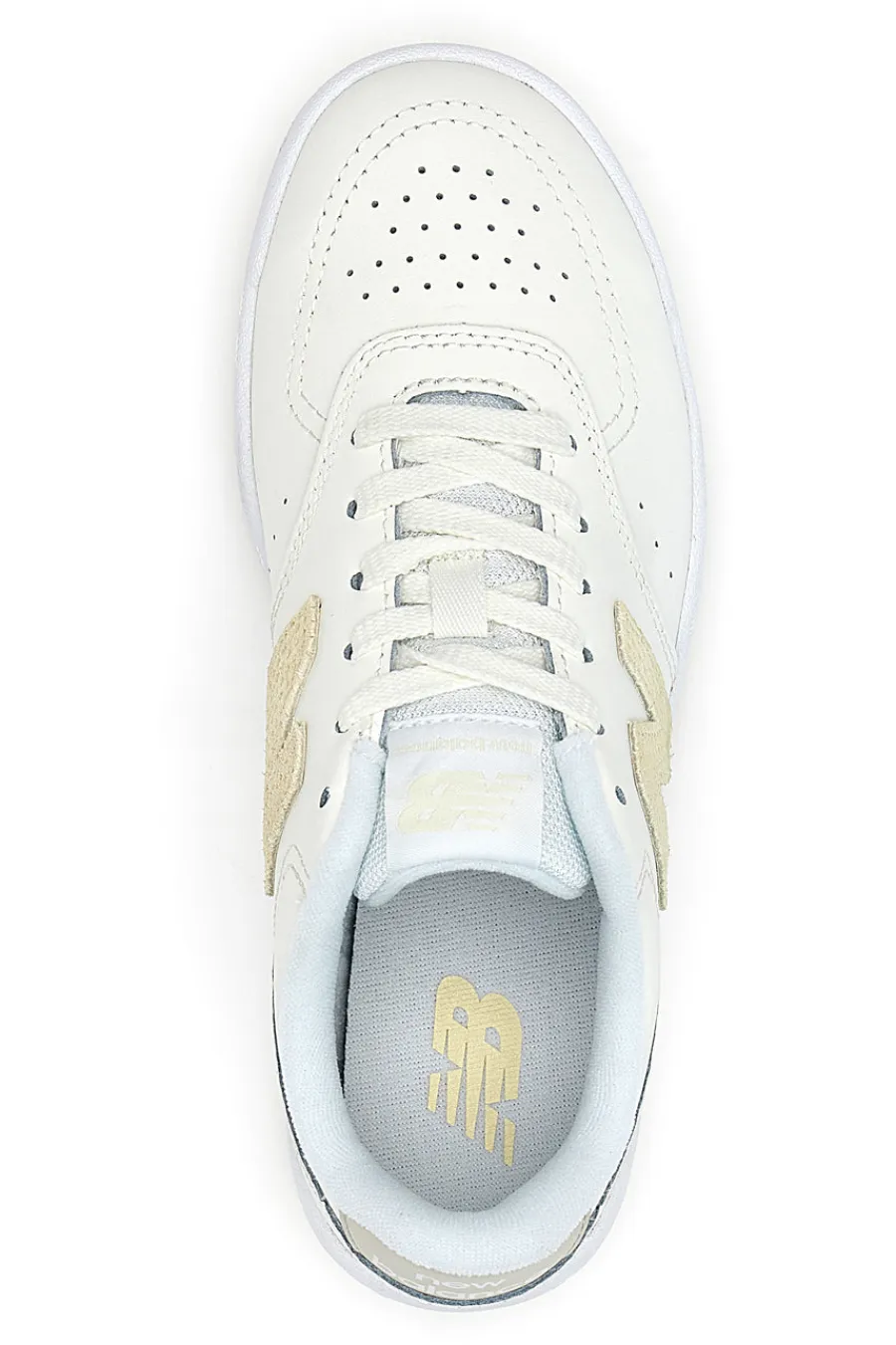 Scarpe da donna off white in pelle con logo a contrasto BBW80POR-NEW BALANCE Hot