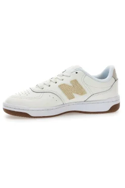 Scarpe da donna off white in pelle con logo a contrasto BBW80POR-NEW BALANCE Hot