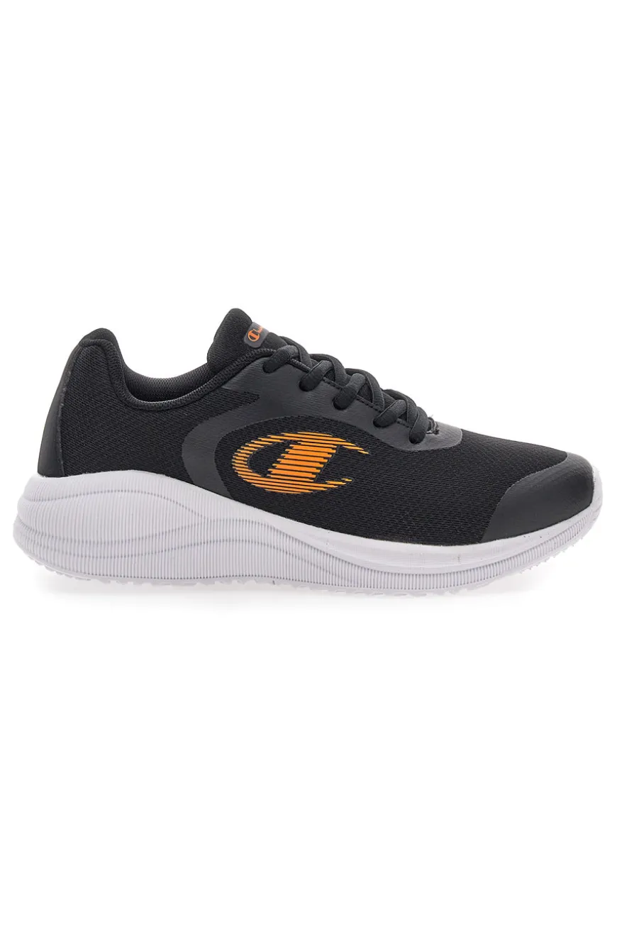 Scarpe da ginnastica nere con dettagli arancione CHAMPION SYPHON ENGAGE MESH GS