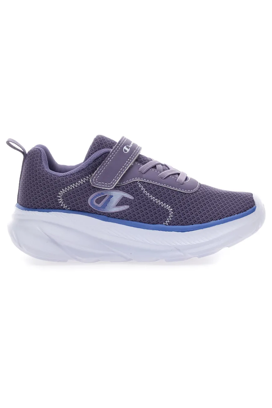 Scarpe da ginnastica viola in mesh con chiusura a strappo Champion HRO J G PS Low Cut
