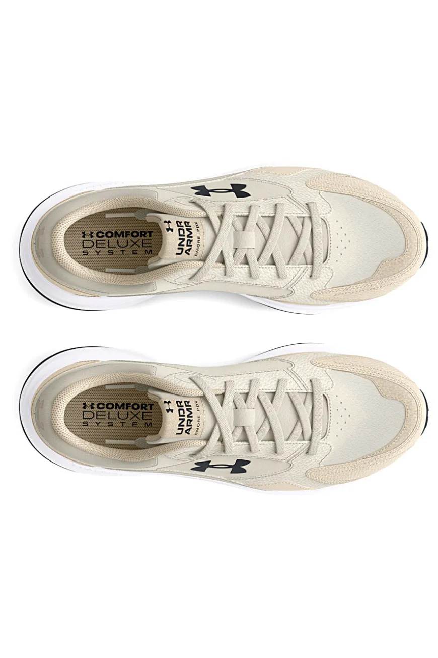 Scarpe da Running Biege In Pelle Under Armour Edge Lthr
