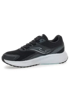 Scarpe da running nere in mesh con suola azzurra Vitality Lady 2501-JOMA Best