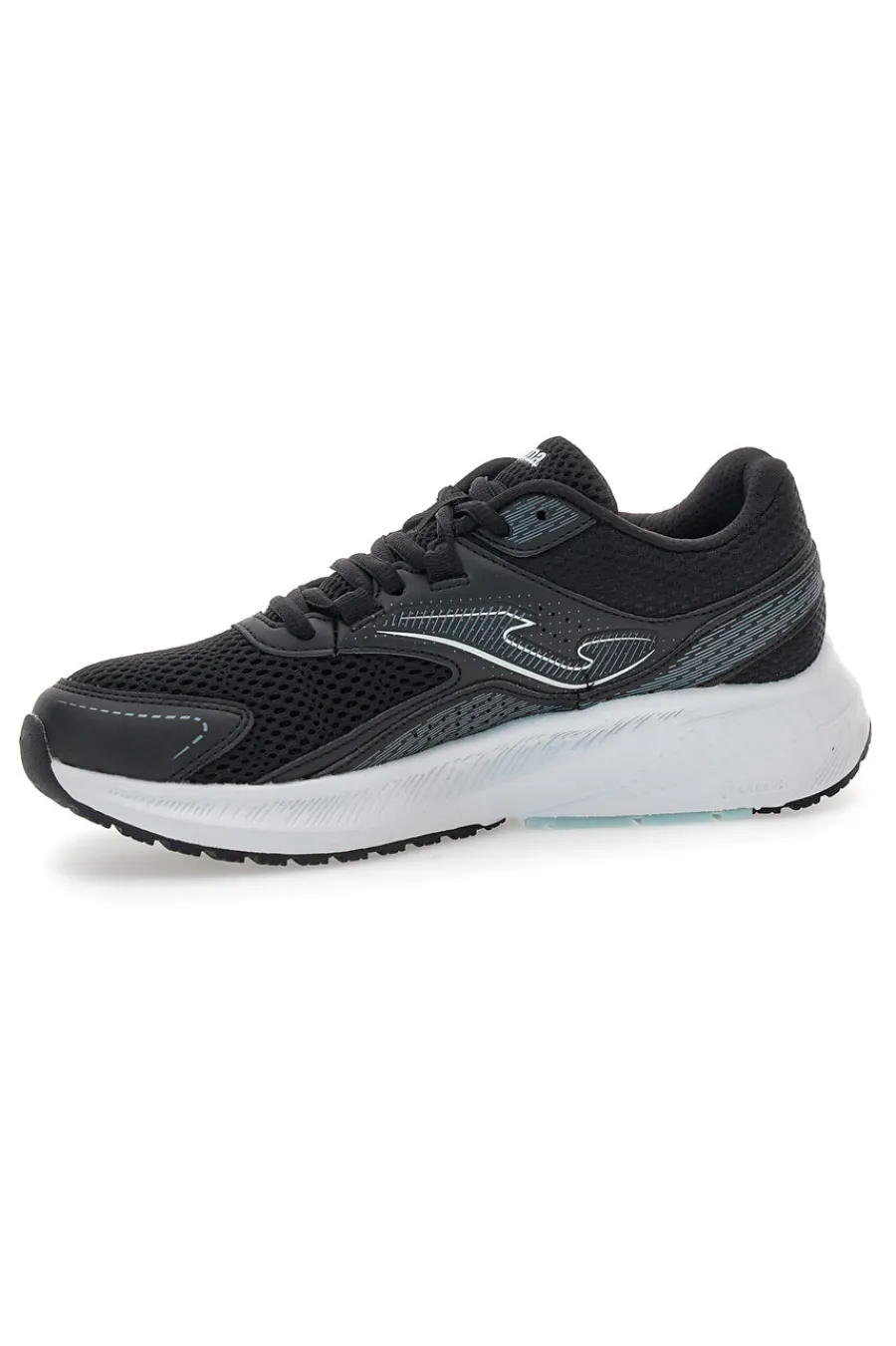 Scarpe da running nere in mesh con suola azzurra Vitality Lady 2501-JOMA Best