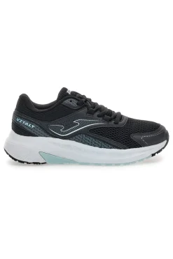 Scarpe da running nere in mesh con suola azzurra Vitality Lady 2501-JOMA Best