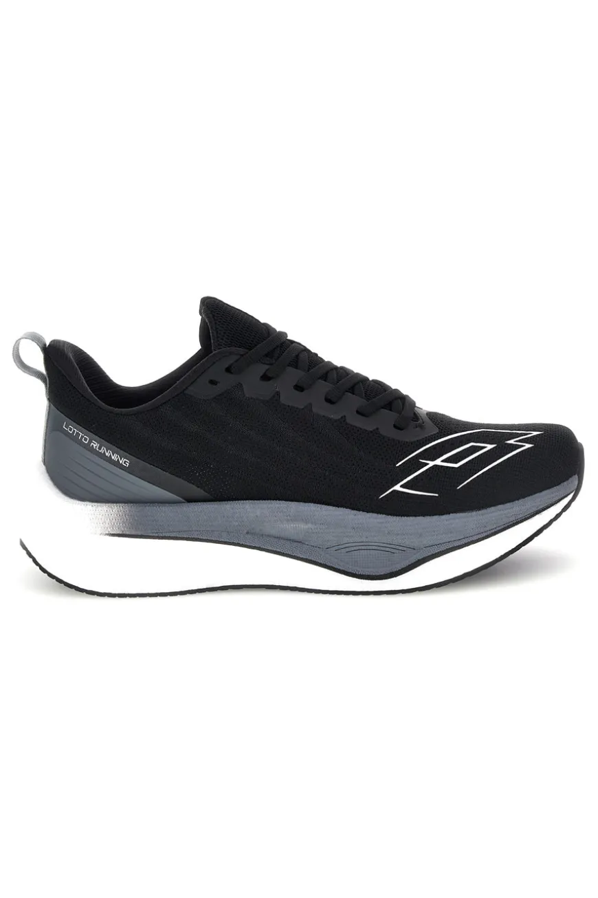 Scarpe da running nero con lacci e mesh traspirante Lotto Speedride 700 III