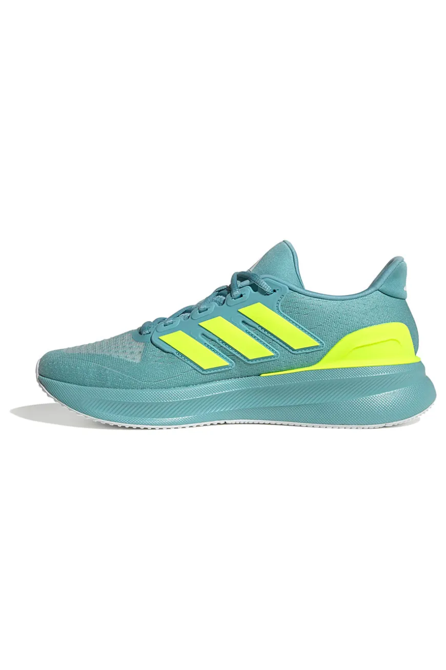 Scarpe da running verdi in mesh Adidas Ultrarun 5