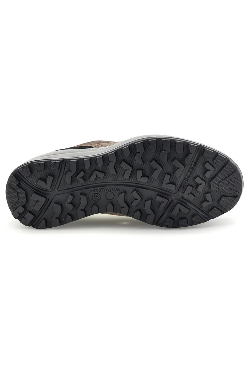 Scarpe da trekking beige e nere con suola antistatica Track down 15103V21