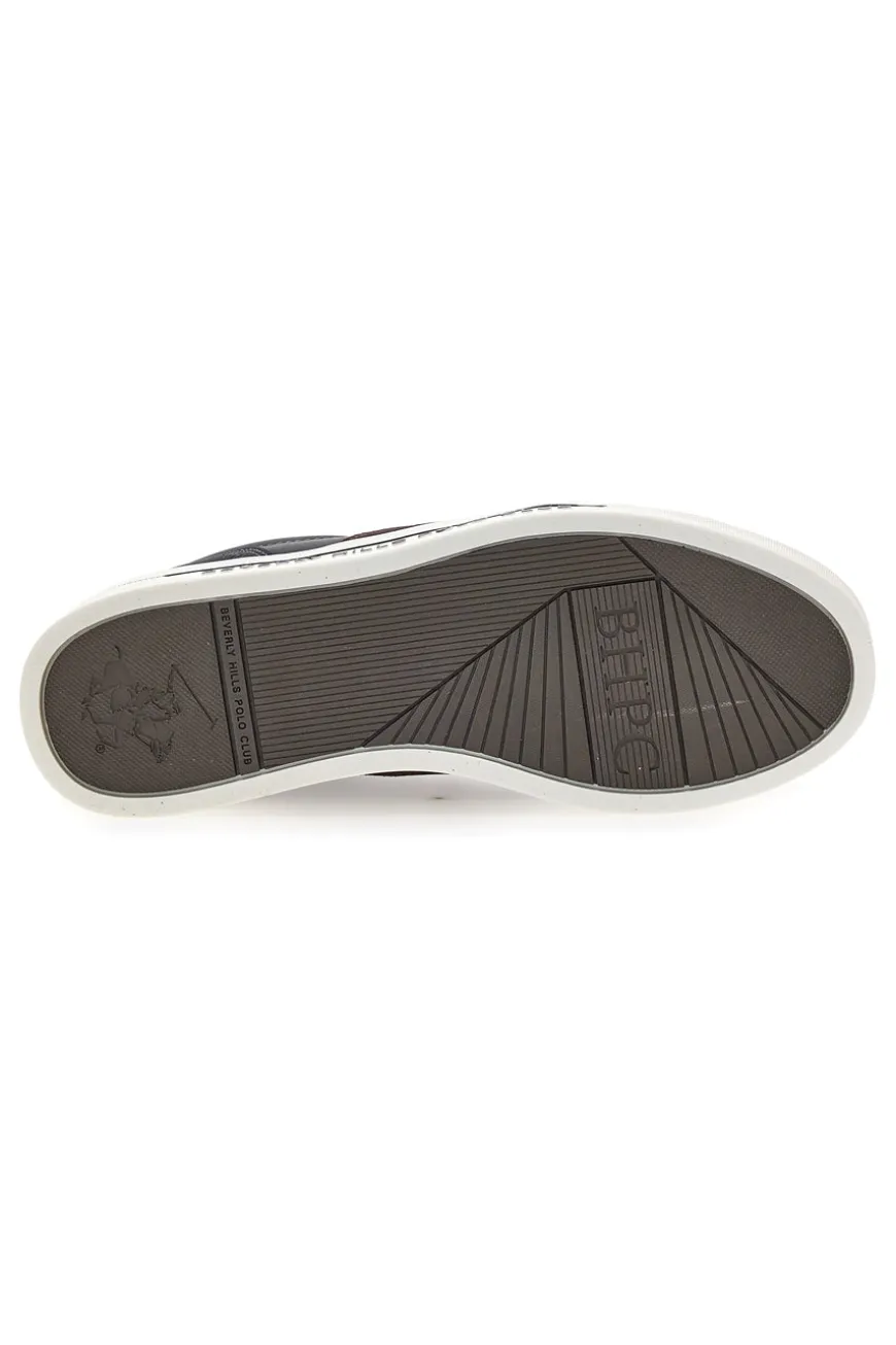 Scarpe da uomo grigio scuro con dettagli a contrasto Beverly hills polo club DANIEL ORTEGA MIX
