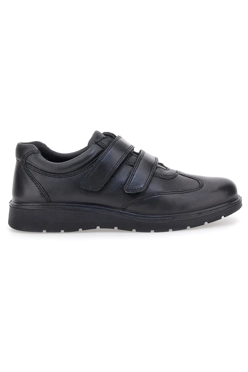 Scarpe nere con doppio strappo Claremorris 20116744
