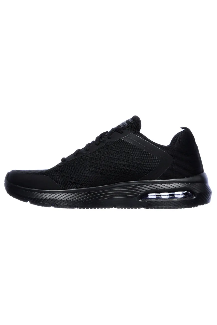 Scarpe nere in mesh con Air Cooled Memory Foam Skechers Dyna-Air Pelland