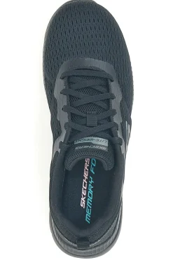 Scarpe nere leggere in mesh con Memory Foam Bountiful Quick Path-SKECHERS Best