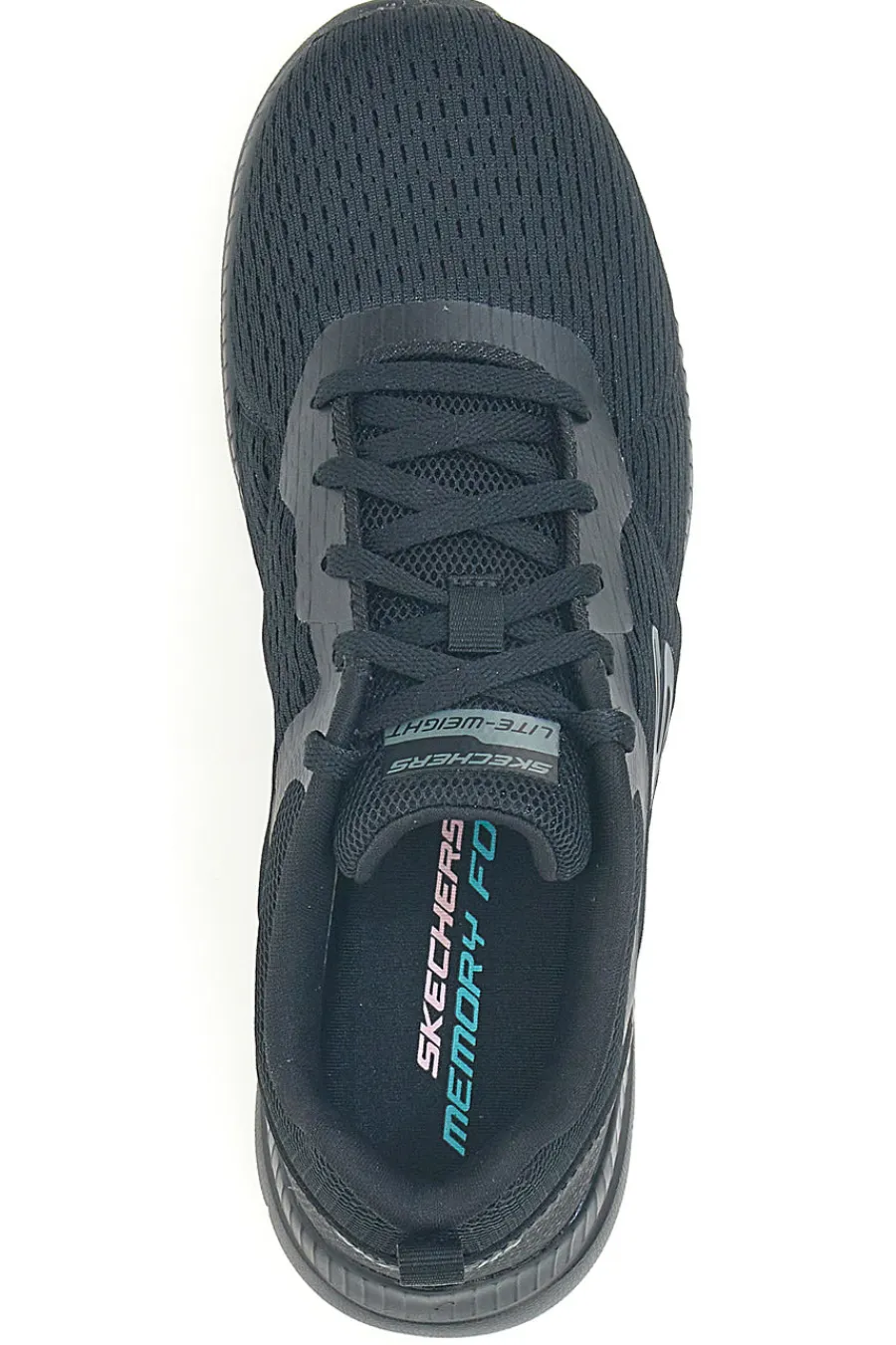 Scarpe nere leggere in mesh con Memory Foam Bountiful Quick Path-SKECHERS Best