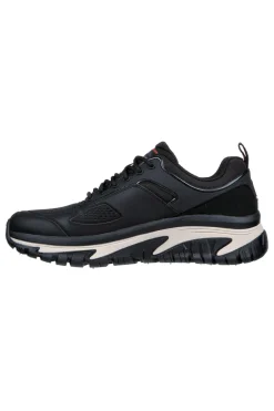 Scarpe outdoor nere water-repellent Skechers Arch Fit Road Walker-Recon