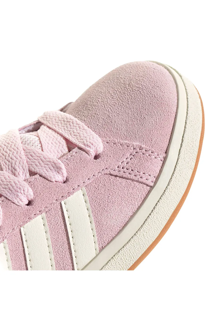 Scarpe rosa in suede con strisce bianche Grand Court 00s K-ADIDAS
