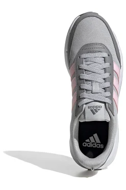 Scarpe running grigie in mesh con strisce rosa Run 50s-ADIDAS Best