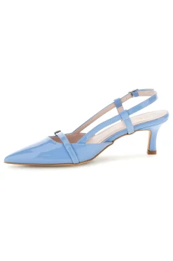 Scarpe slingback azzurre a punta con cinturini 3790-PITTARELLO GLAM Hot