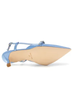 Scarpe slingback azzurre a punta con cinturini 3790-PITTARELLO GLAM Hot