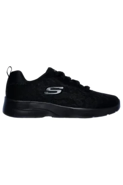 Scarpe sportive nere con mesh floreale e Memory Foam Dynamight 2.0 Homespun-SKECHERS Outlet