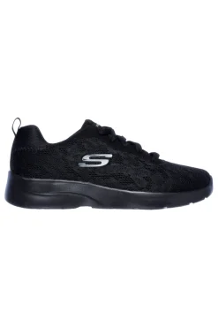 Scarpe sportive nere con mesh floreale e Memory Foam Dynamight 2.0 Homespun-SKECHERS Outlet