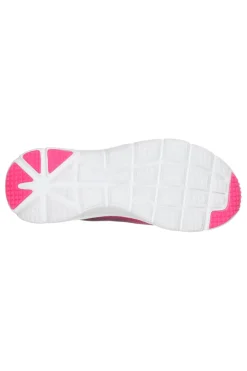 Scarpe sportive nero e rosa con memory foam Fashion Fit Build Up-SKECHERS
