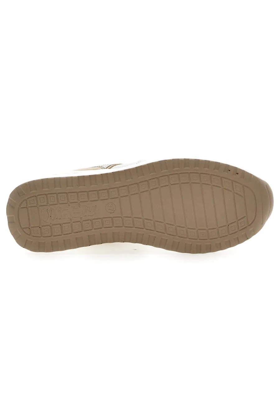 Scarpe Stringate Bianche e Oro con Platform 422 IN-INBLU
