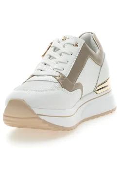 Scarpe Stringate Bianco con Tomaia Decorata 426 IN-INBLU Clearance