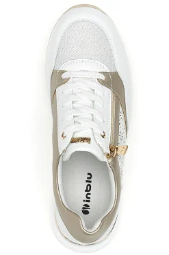 Scarpe Stringate Bianco con Tomaia Decorata 426 IN-INBLU Clearance
