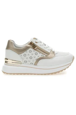 Scarpe Stringate Bianco con Tomaia Decorata 426 IN-INBLU Clearance